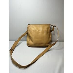 Wilson’s Leather Pelle Studio Tan Crossbody Bag Vintage Y2K Genuine Leather Boho